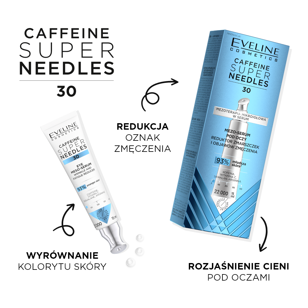 Caffeine 30 Mezo-serum pod oczy, reduktor zmarszczek i objawów zmęczenia - 2