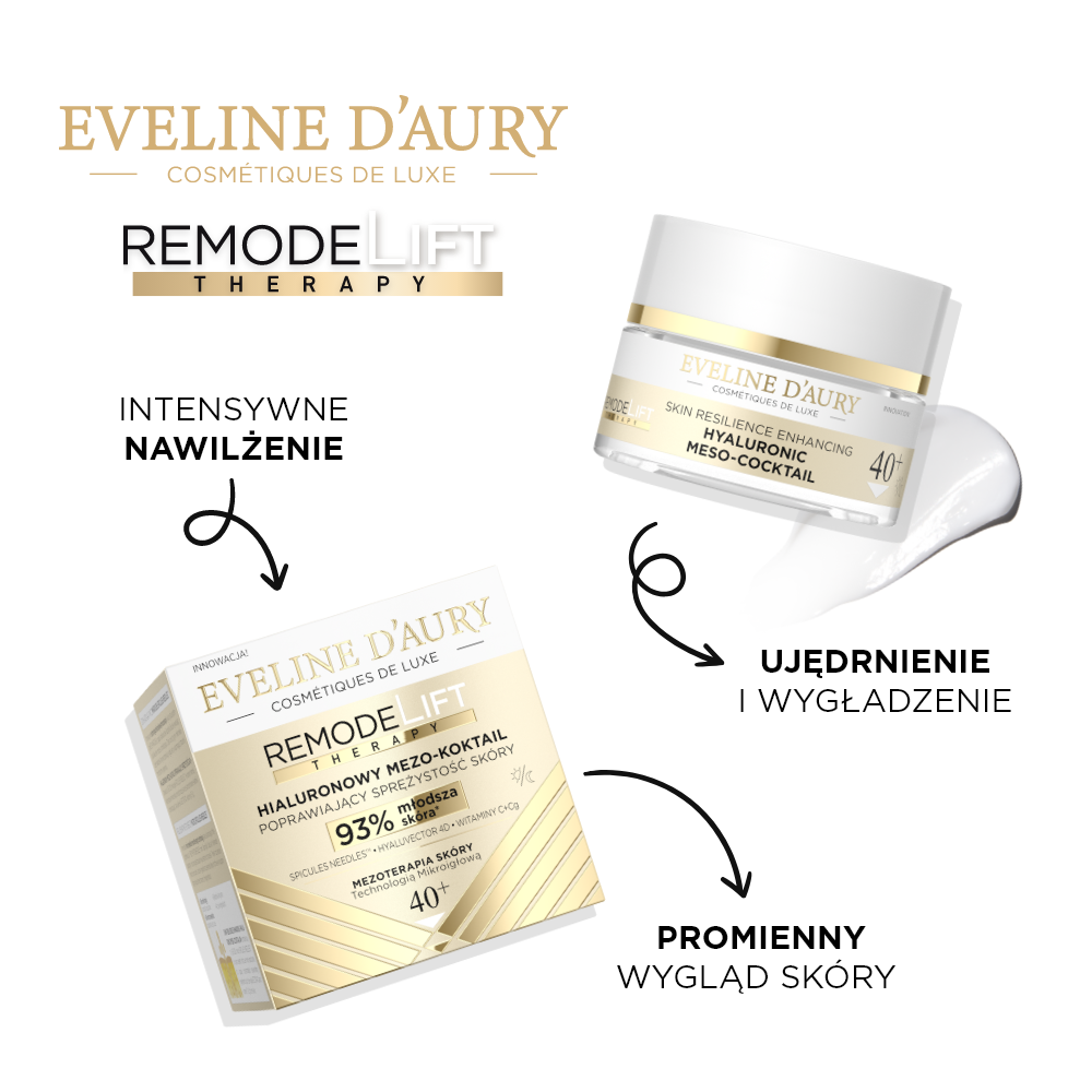 Eveline Cosmetics - Hialuronowy mezo-koktail poprawiający sprężystość skóry 40+ - 2