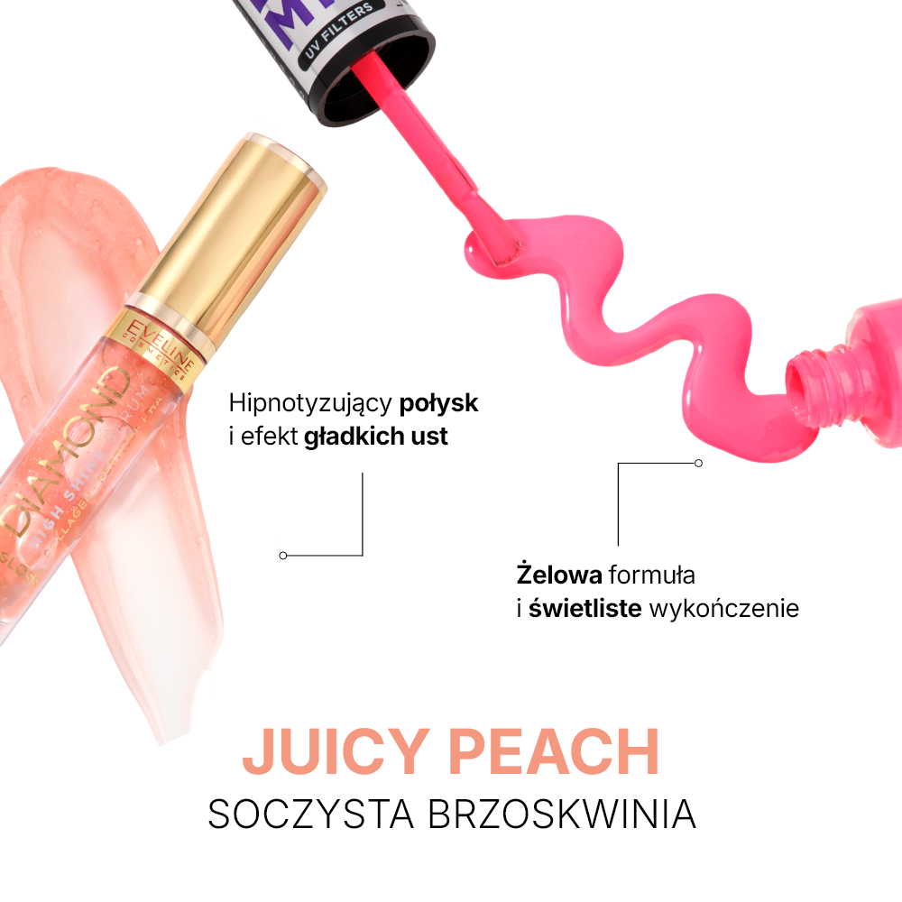 Zestaw Lips & Nails combo Juicy Peach - 2