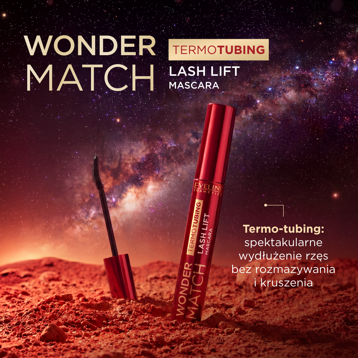 Tusz do rzęs, zmywalny ciepłą wodą Termotubing Lash Lift - 2