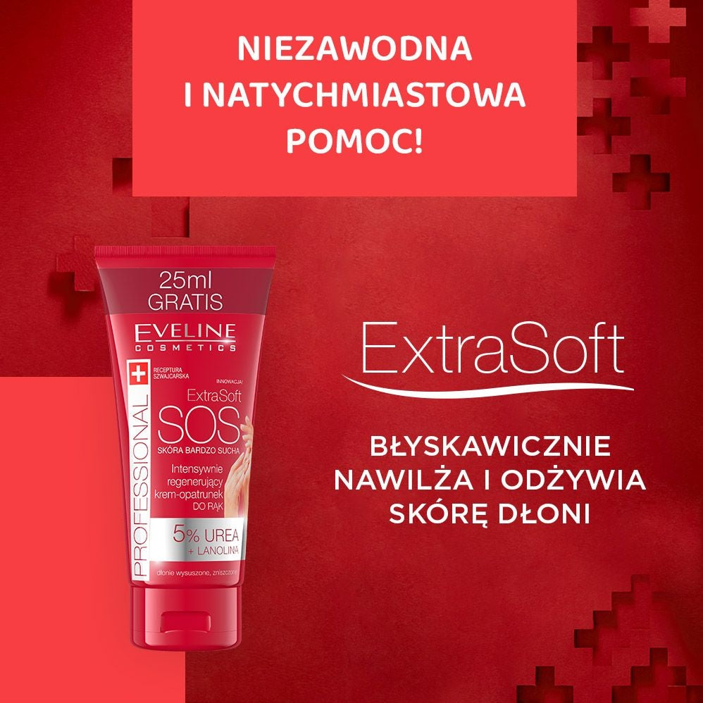 Intensywnie regenerujący krem-opatrunek do rąk 5% urea + lanolina - 2