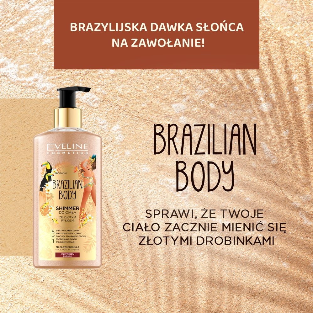 Shimmer do ciała ze złotym pyłem - 2