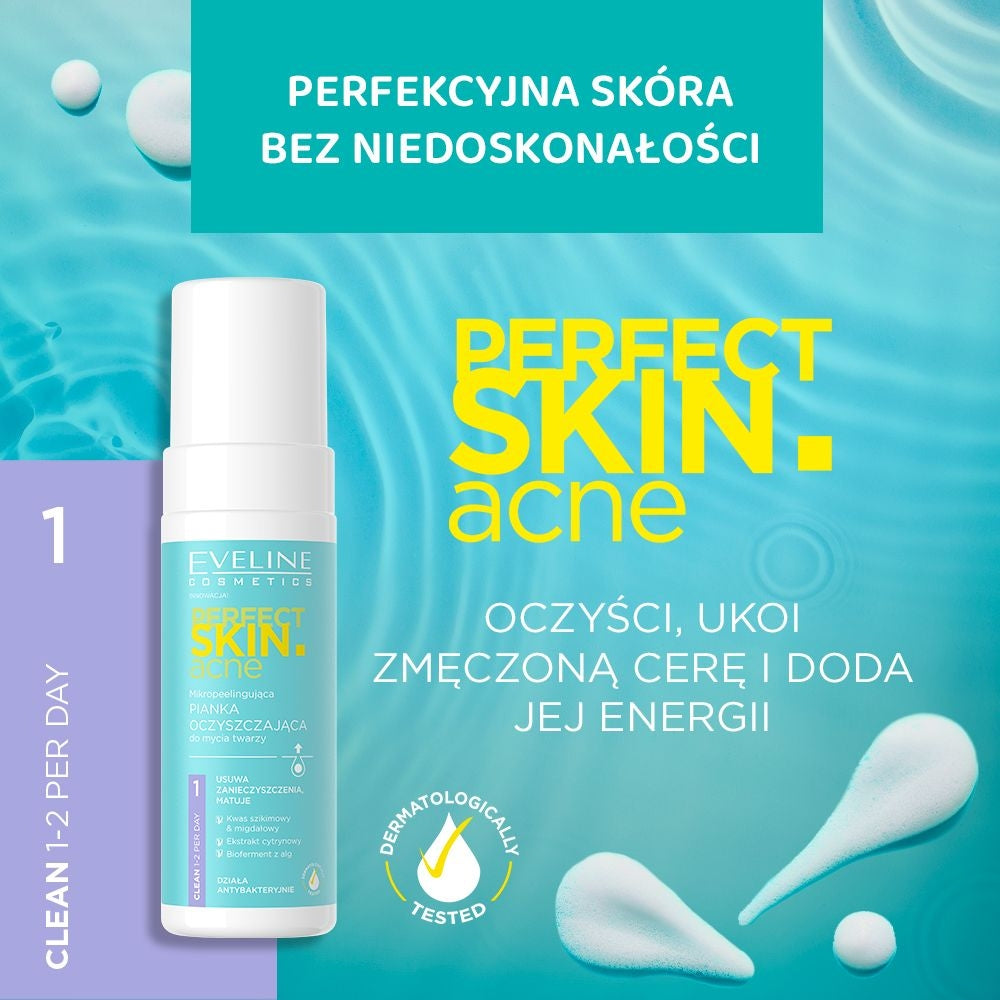 Mikropeelingująca pianka oczyszczająca do mycia twarzy - 2