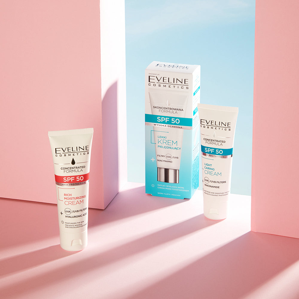 Eveline Cosmetics - Lekki krem pielęgnujący z SPF50 - 2
