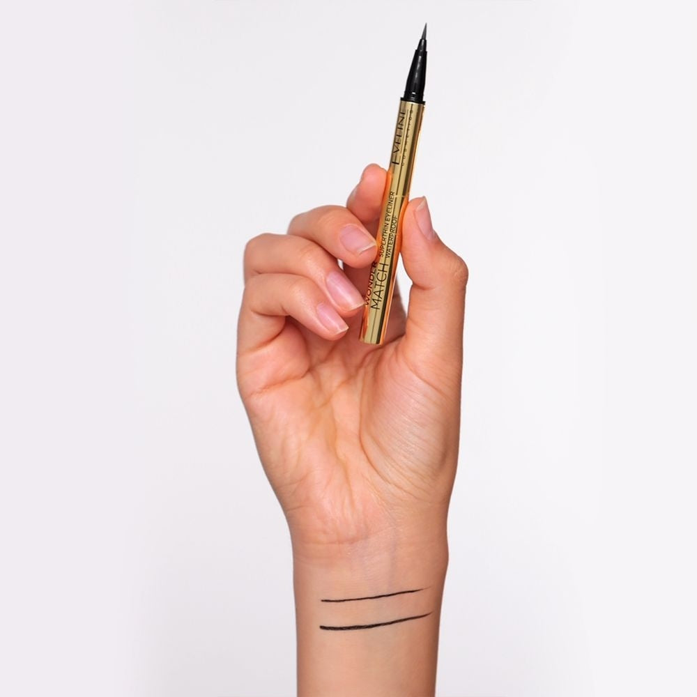Wodoodporny precyzyjny eyeliner, czarny - 2