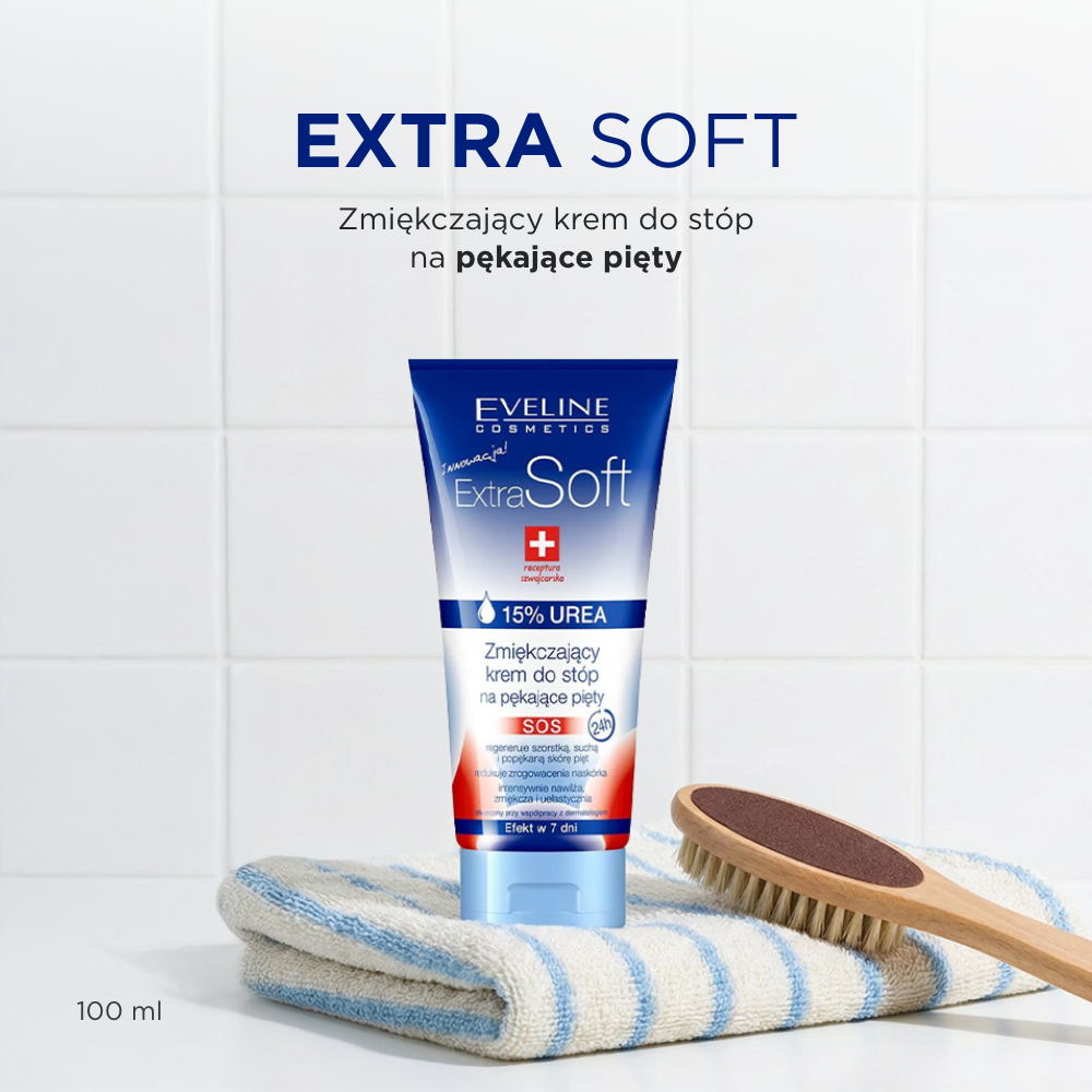 Krem sos pękające pięty 15% urea - 2