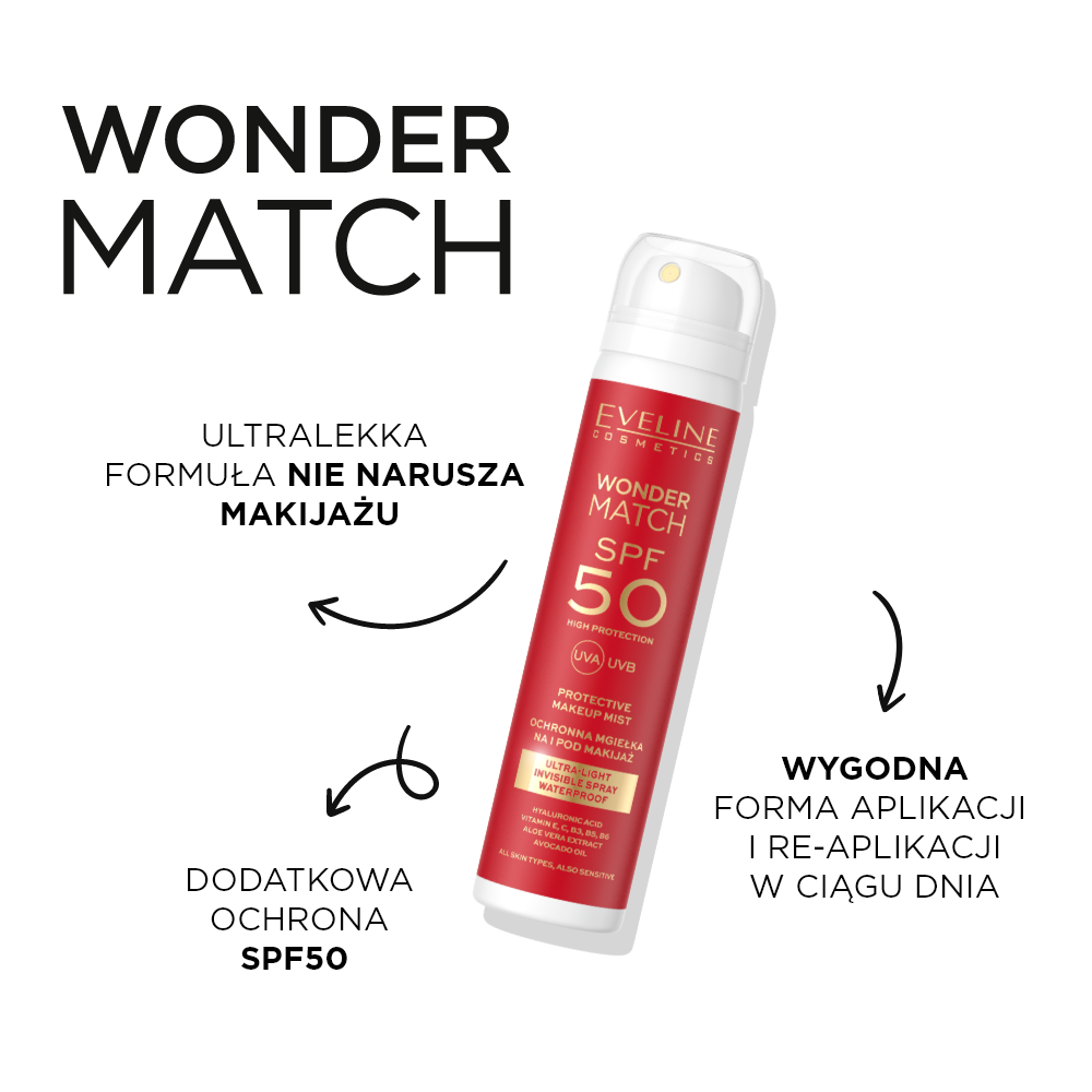 Ultralekka mgiełka ochronna SPF 50 na i pod makijaż - 2
