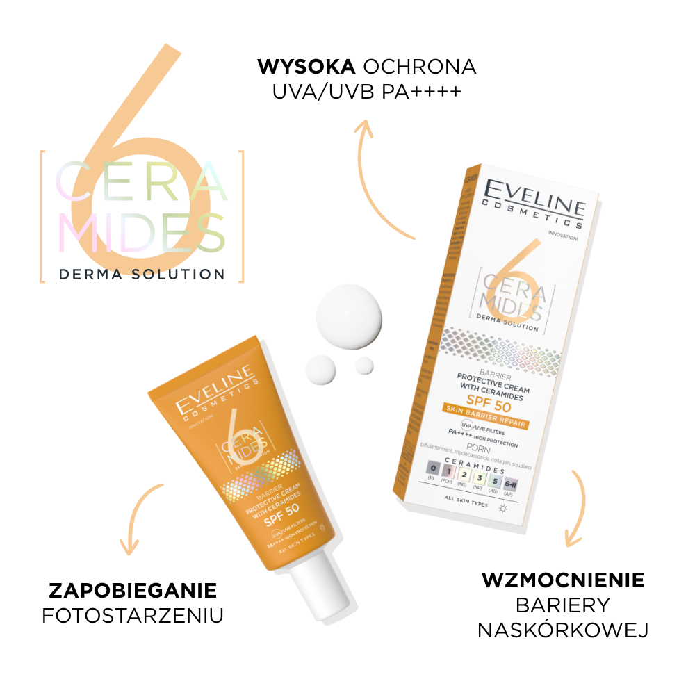 Barierowy krem ochronny  z ceramidami i SPF 50 - 2