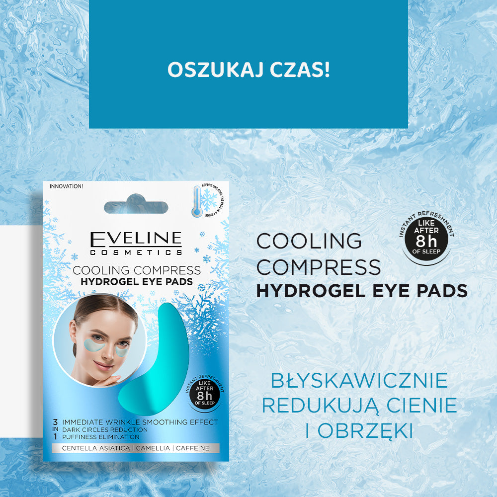 Hydrożelowe płatki pod oczy - chłodzący kompres - 2
