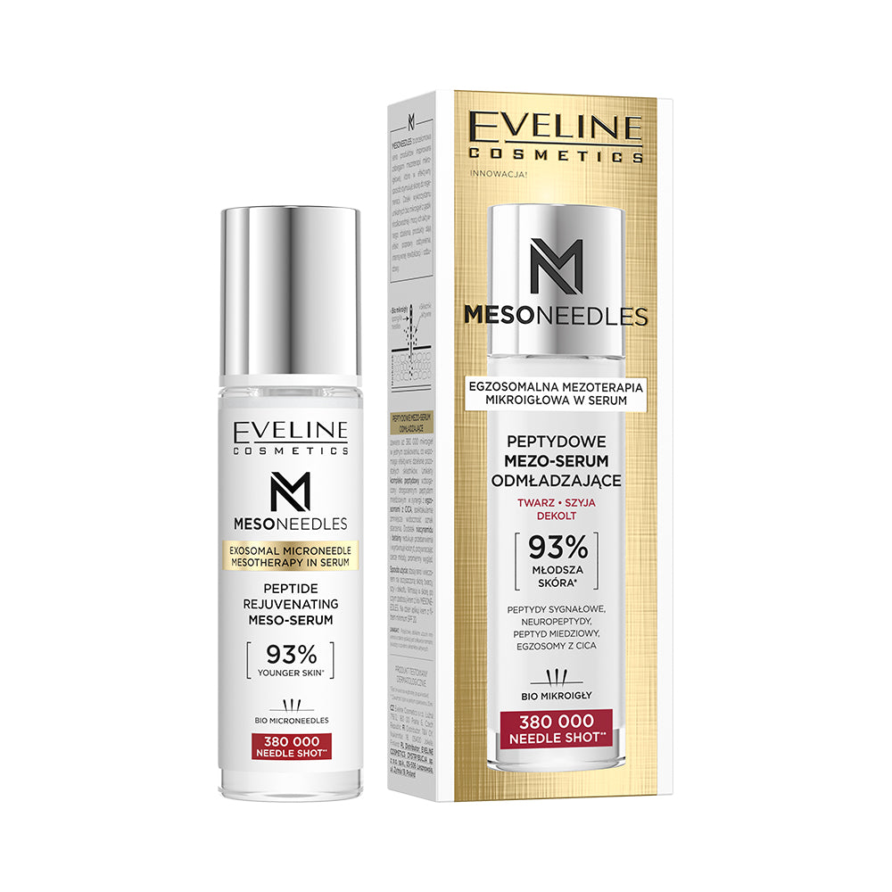 MesoNeedles Peptydowe mezo-serum odmładzające do twarzy — Składniki i ocena