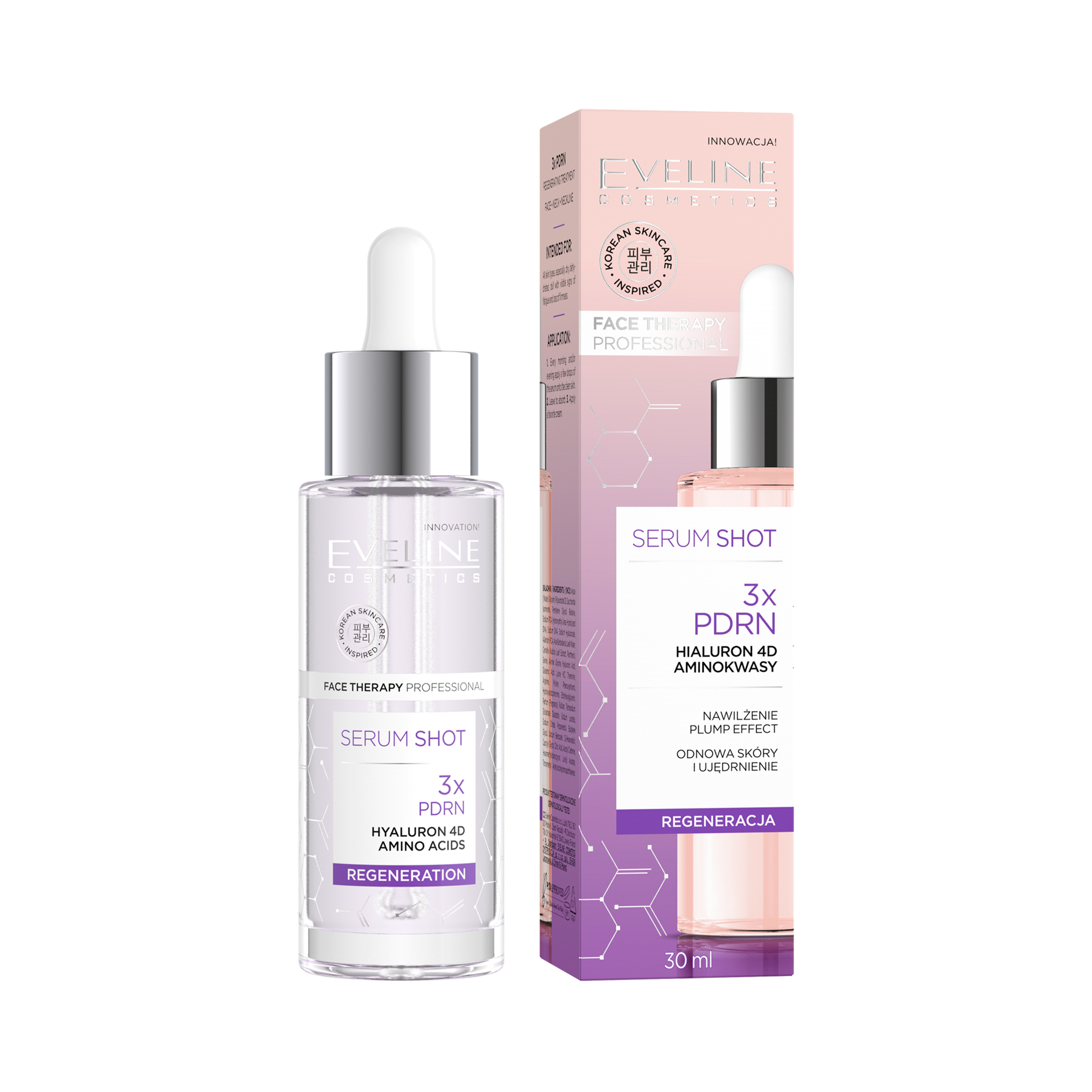 Face Therapy Professional Serum Shot 3 x PDRN Kuracja regenerierend — Inhaltsstoffe i ocena