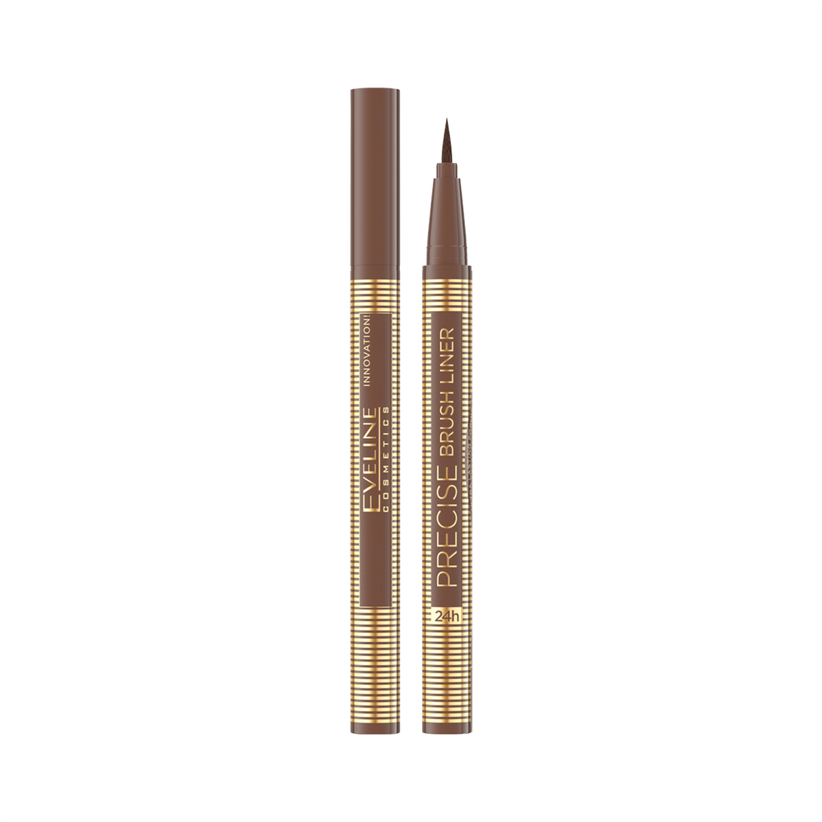 Eyeliner z pędzelkiem, brązowy