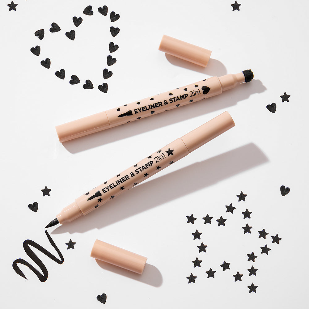 Eyeliner ze stemplem - Gwiazda - 2
