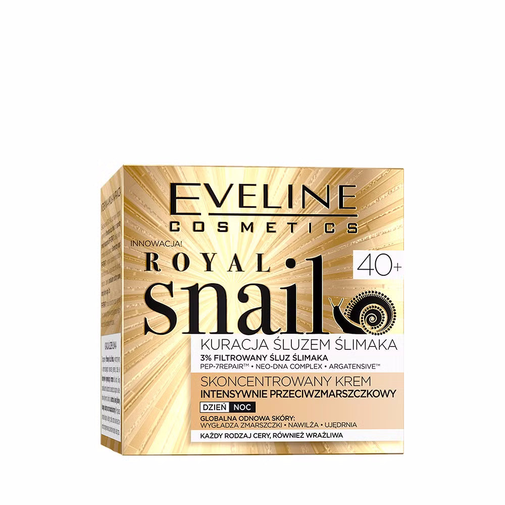 Royal Snail Skoncentrowany krem intensywnie przeciwzmarszczkowy 40+ — Składniki i ocena