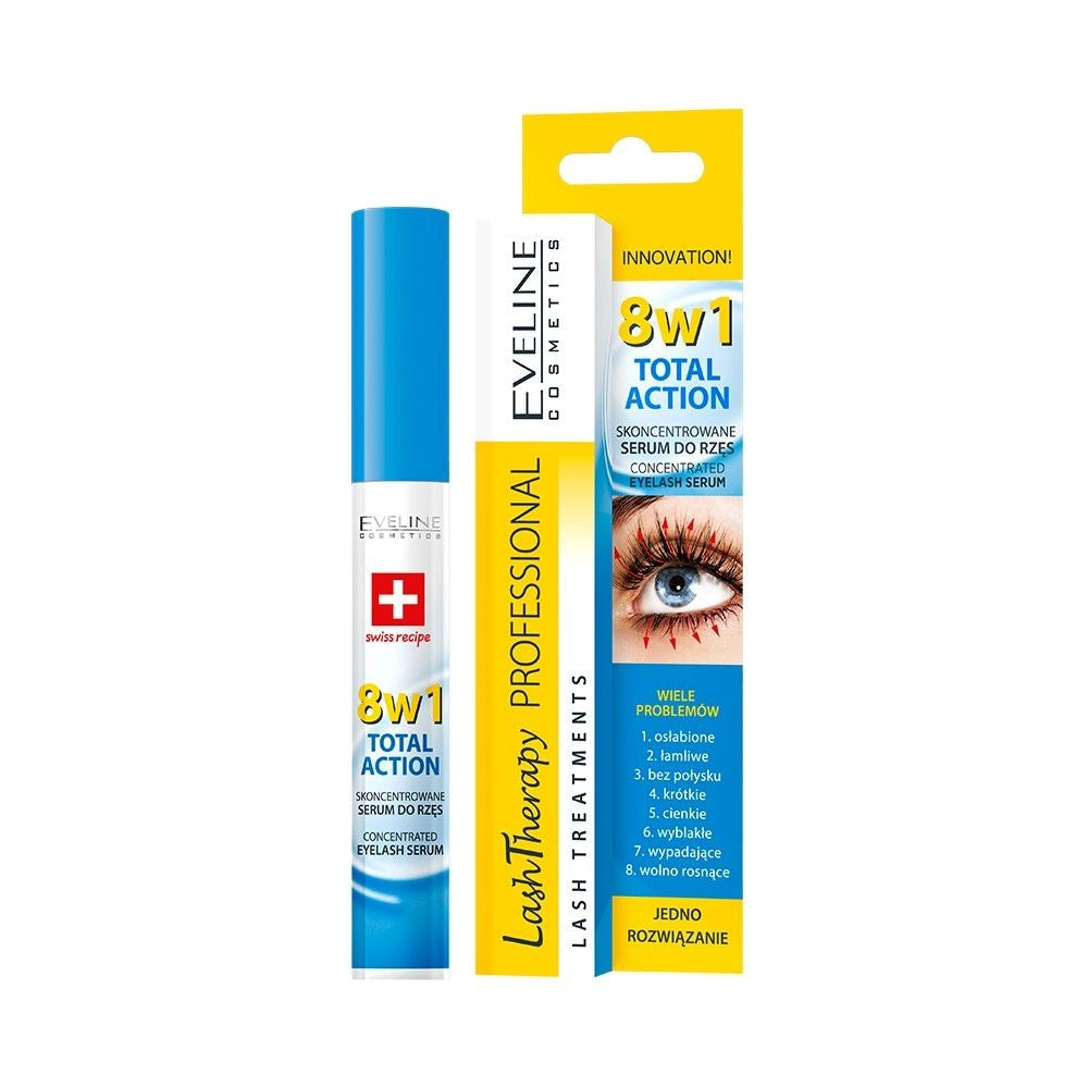 Lash Therapy Professional Skoncentrowane serum do rzęs Total action 8w1 — Inhaltsstoffe i ocena