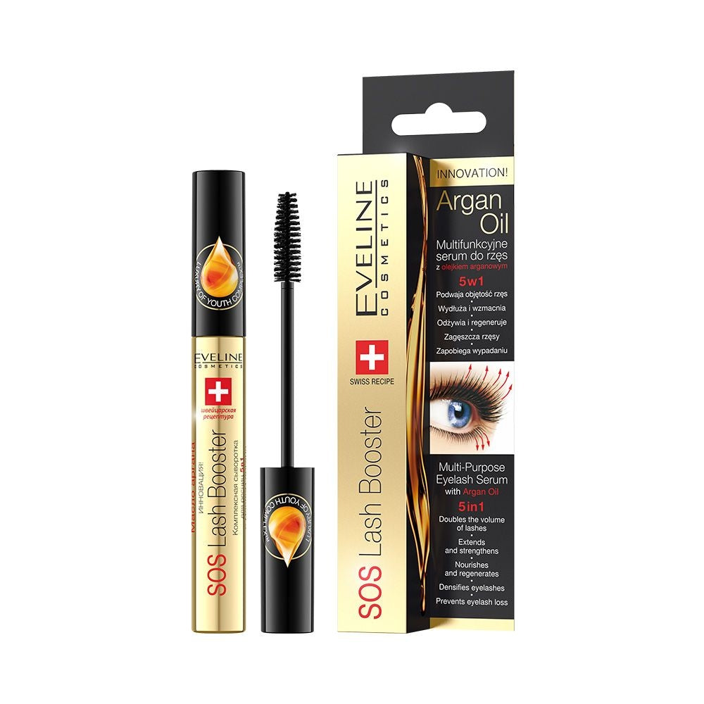 Sos Lash Booster Multifunkcyjne serum für die Wimpern mit Arganöl 5w1