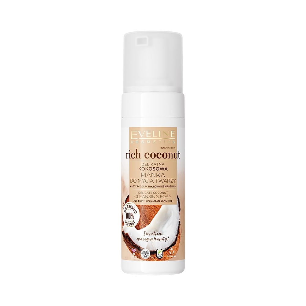 Rich Coconut Delikatna kokosowa pianka do mycia twarzy — Inhaltsstoffe i ocena