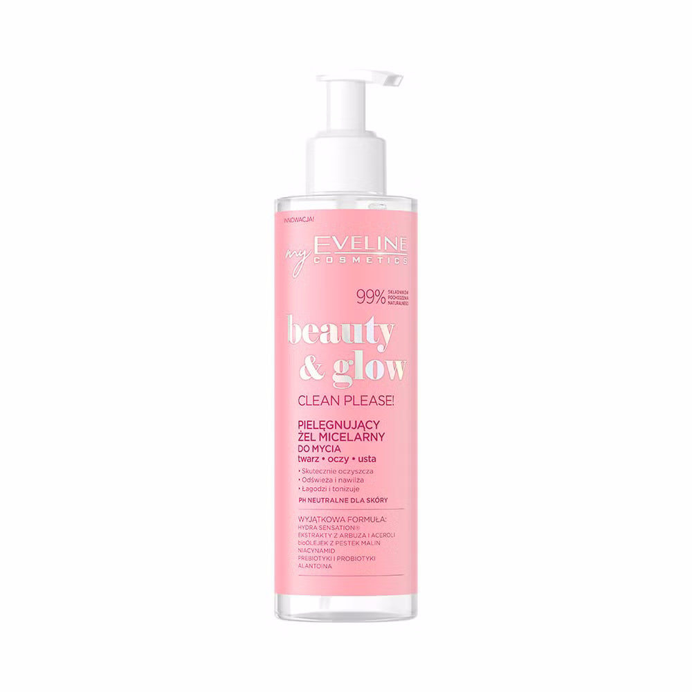 Beauty&Glow Oczyszczający żel micelarny do mycia twarzy