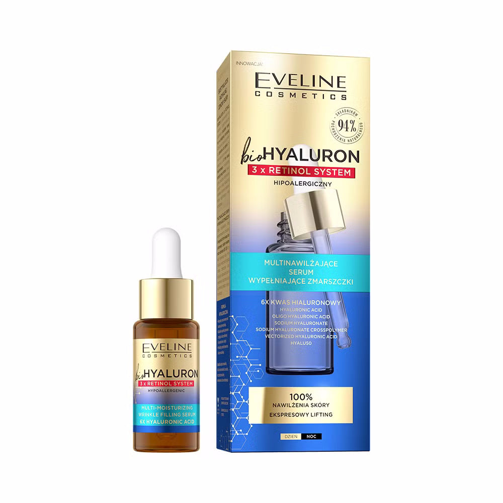 Biohyaluron 3xRetinol System Multinawilżające serum wypełniające zmarszczki