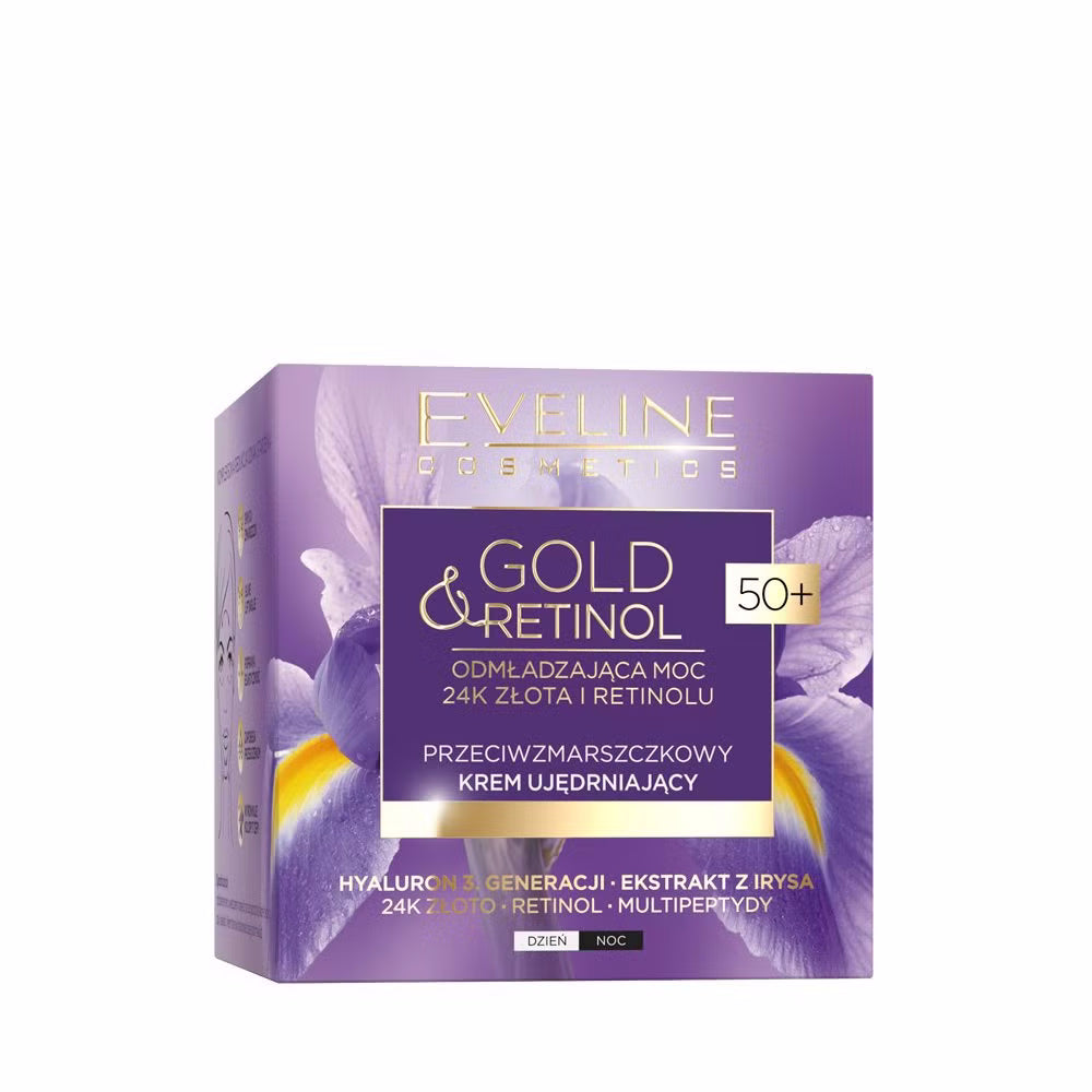 Gold&Retinol Przeciwzmarszczkowy krem ujędrniający 50+