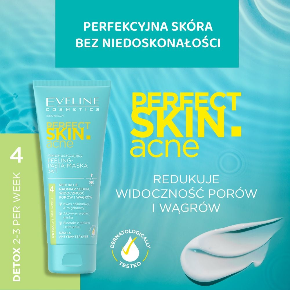 Mikrozłuszczający peeling – pasta – maska 3 w 1 - 2