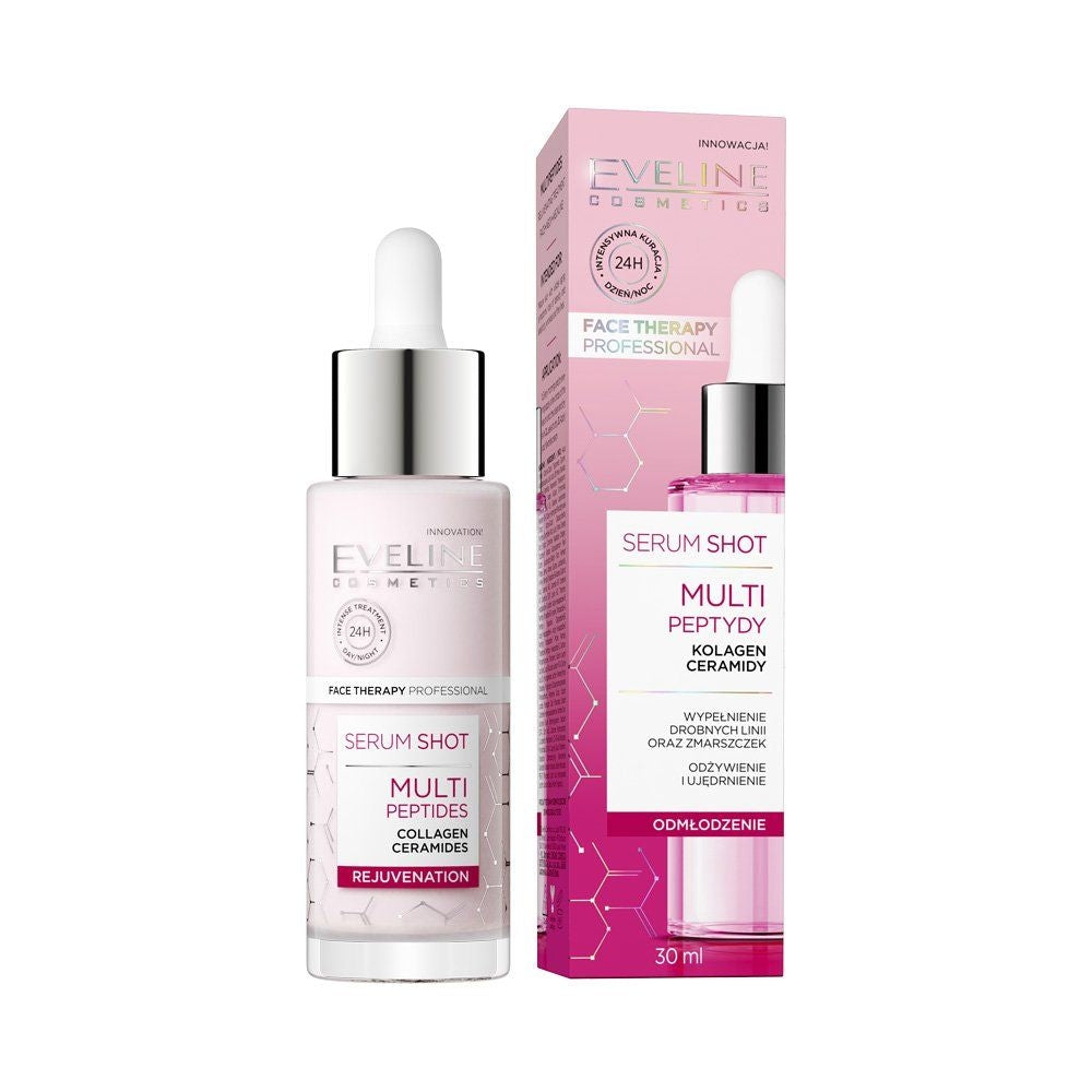 Face Therapy Professional Serum Shot Kuracja z multipeptydami na twarz, szyję i dekolt — Inhaltsstoffe i ocena
