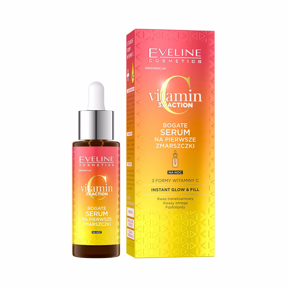 Vitamin C 3x Action Bogate serum na pierwsze zmarszczki