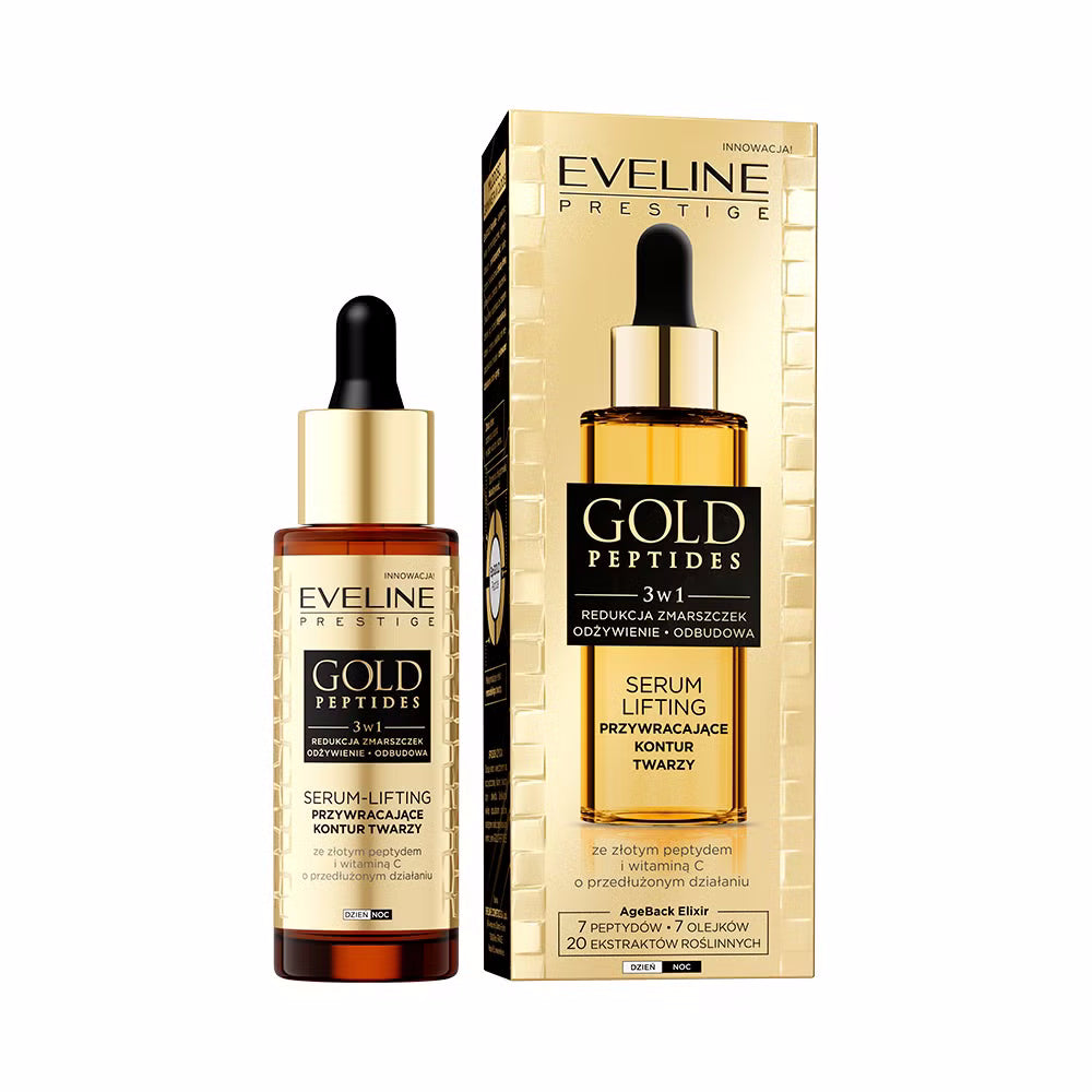 Gold Peptides Serum-lifting für das Gesicht — Inhaltsstoffe i ocena