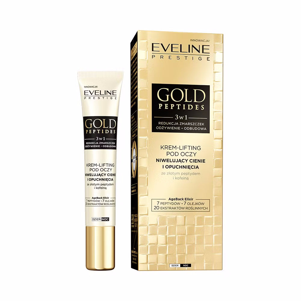 Gold Peptides Creme-lifting für die Augenpartie — Inhaltsstoffe i ocena