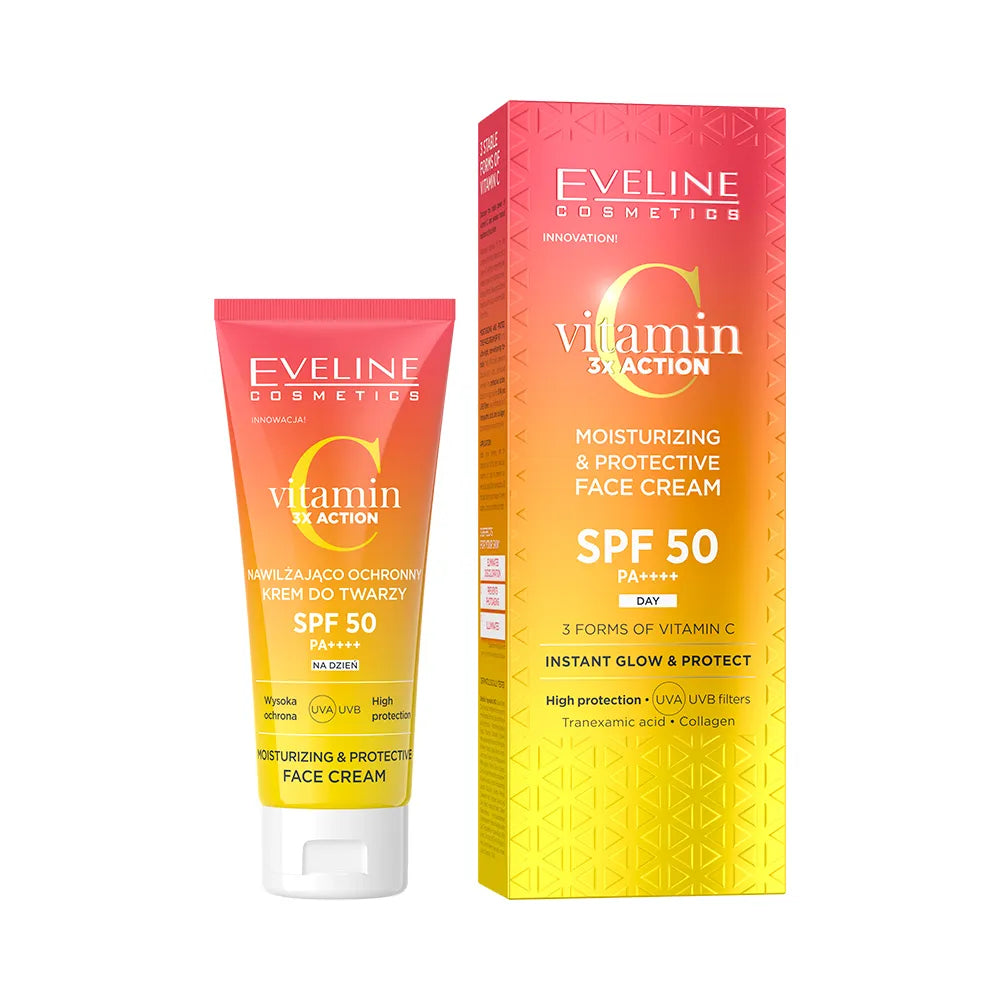 Vitamin C 3x Action feuchtigkeitsspendend-schützend Gesichtscreme SPF 50