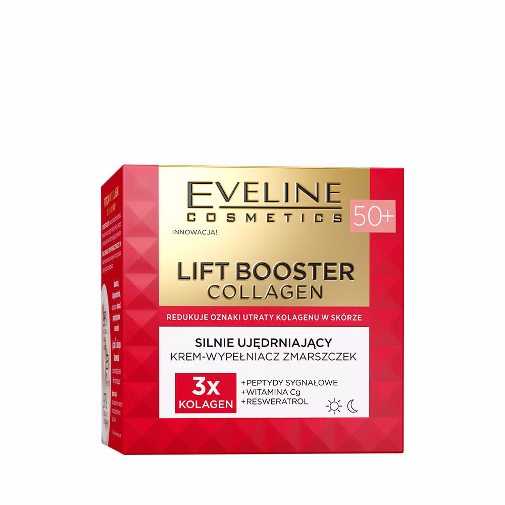 Lift Booster Collagen Silnie ujędrniający krem-wypełniacz zmarszczek 50+ — Składniki i ocena