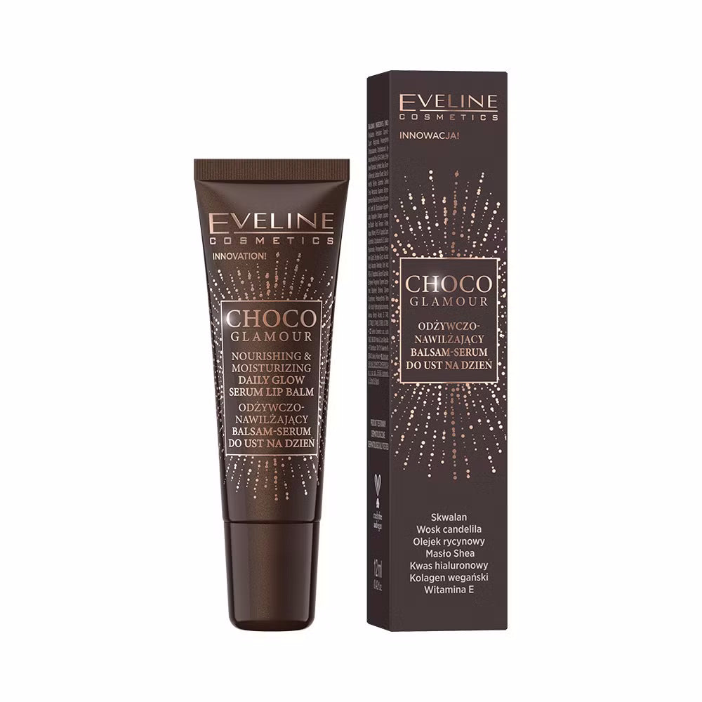 Choco Glamour Odżywczo-nawilżający balsam-serum do ust na dzień — Składniki i ocena