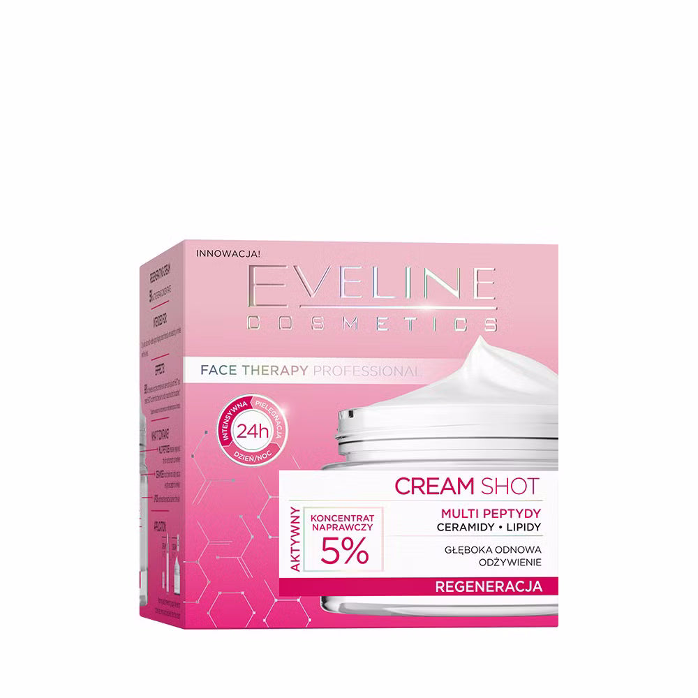Face Therapy Professional Cream Shot regenerierende Creme — Inhaltsstoffe i ocena
