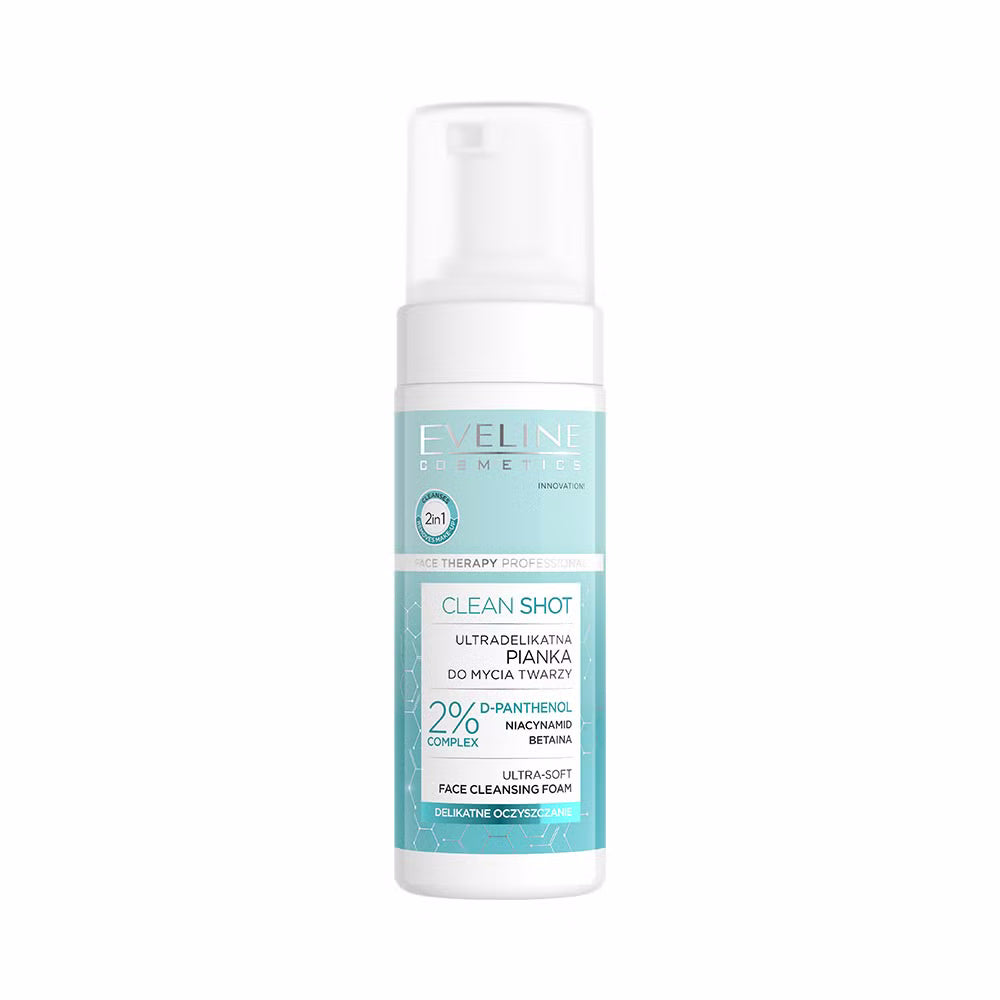 Face Therapy Professional Clean Shot Ultradelikatna pianka do mycia twarzy — Inhaltsstoffe i ocena