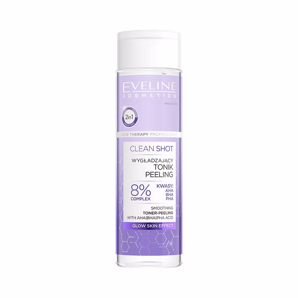 Face Therapy Professional Clean Shot Wygładzający tonik-peeling — Inhaltsstoffe i ocena
