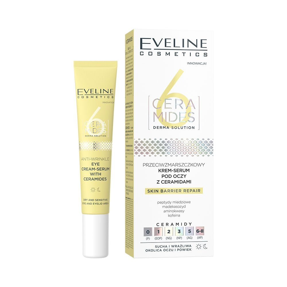 6 Ceramides Anti-Falten Creme-Augenserum  mit Ceramiden — Inhaltsstoffe i ocena