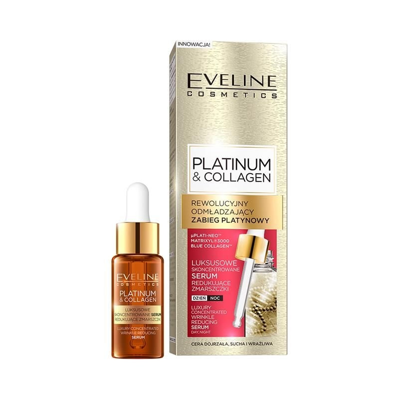 Platinum & Collagen Serum redukujące zmarszczki — Składniki i ocena