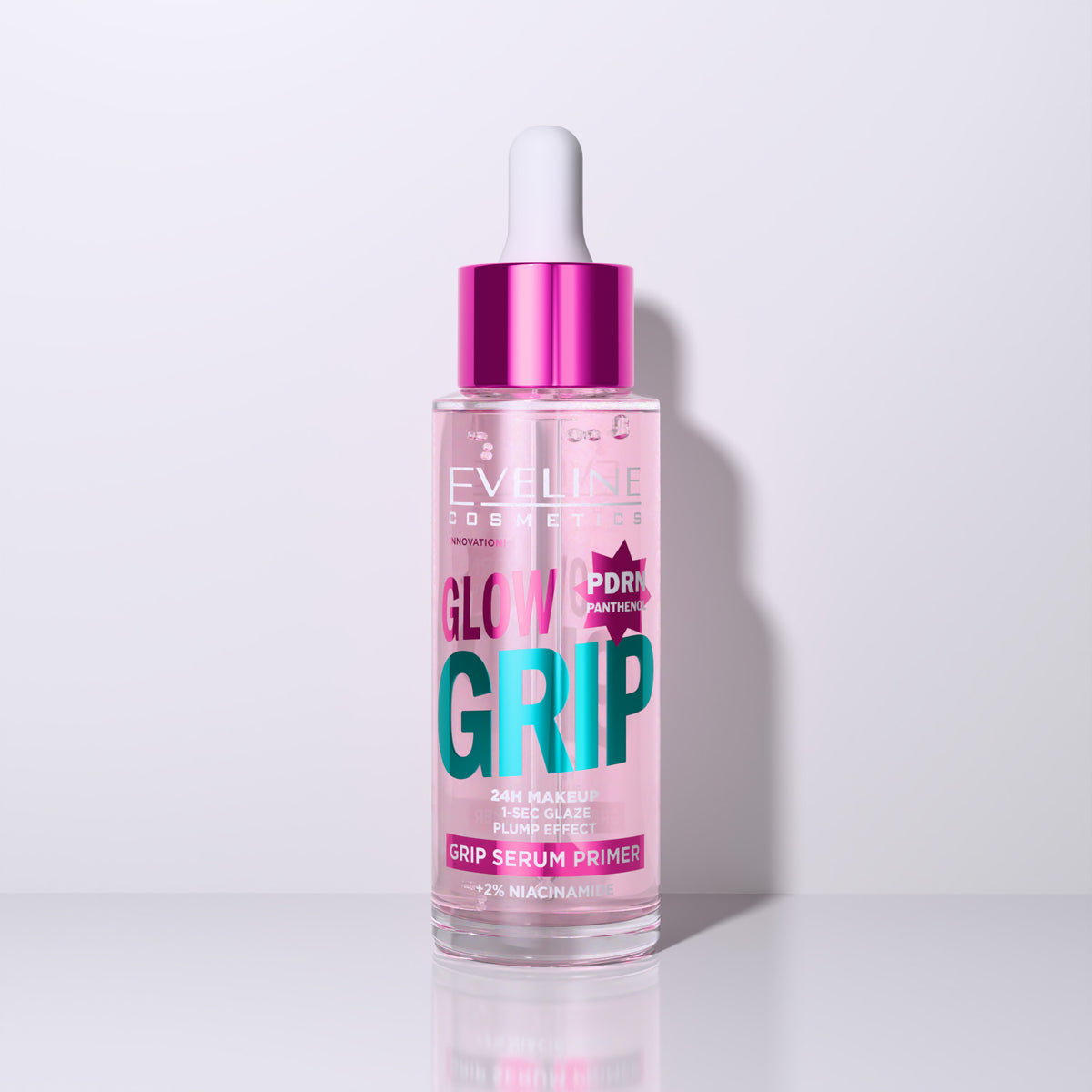Baza-serum pod makijaż, 24H trwałości i rozświetlenia, Glow Grip