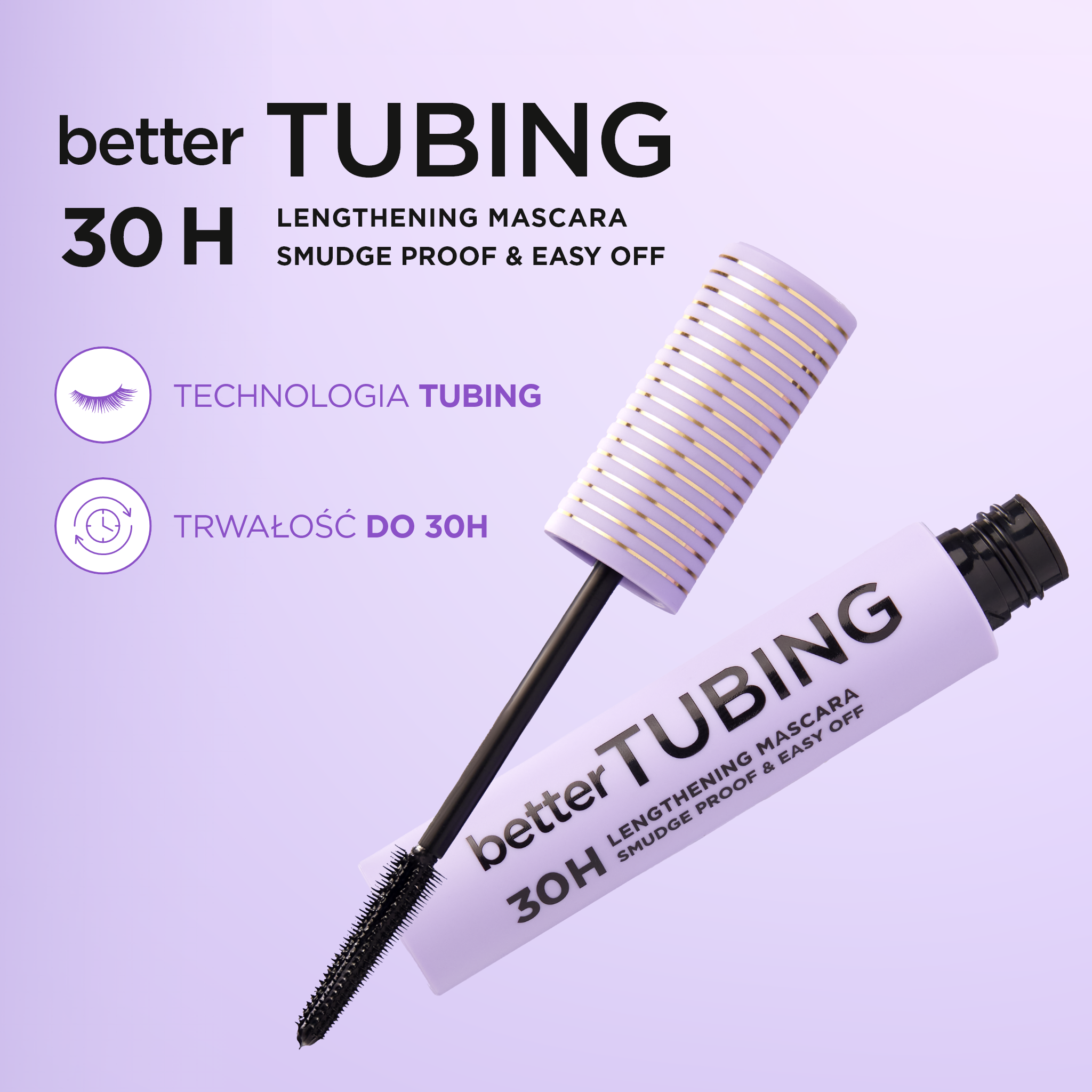 Tusz do rzęs Better Tubing Lengthening 30h - 2
