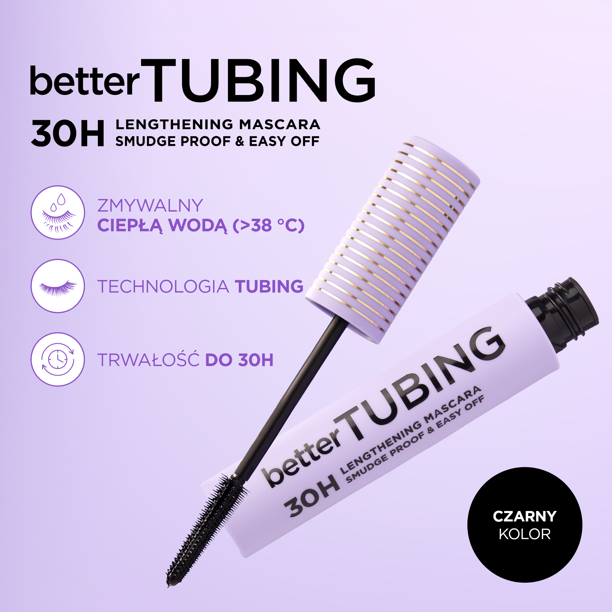Tusz do rzęs Better Tubing Lengthening 30h - 2